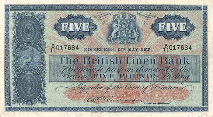 Scotland P-161b - Foreign Paper Money